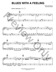 Blues with a Feeling piano sheet music cover